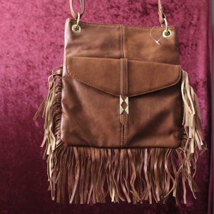 Madden Girl Fringe Over the Shoulder Bag